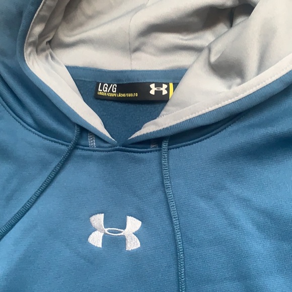 Under Armour Large Blue Hoodie No Damage Barely Worn - Picture 2 of 8